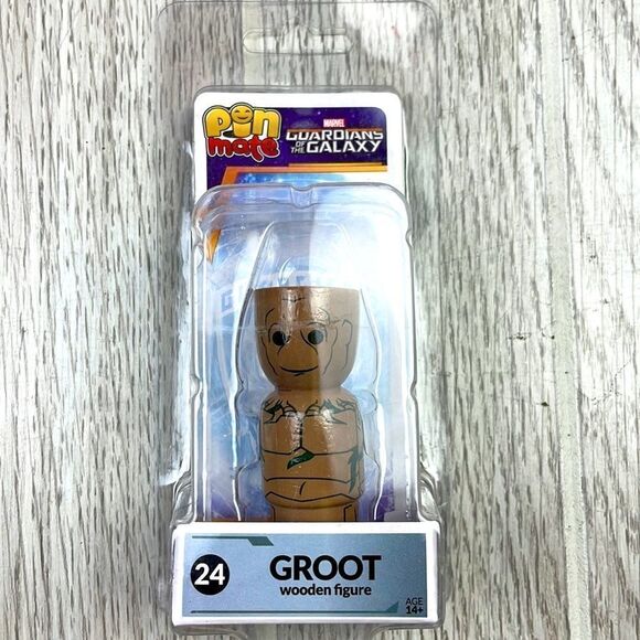 Marvel GOTG Groot Wooden Pin Mate; Figure #24. NIB - Picture 2 of 5